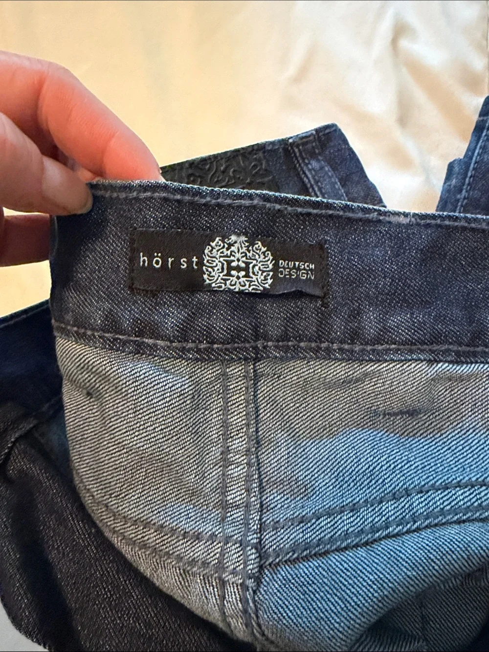 Horst Men's Dark Blue Slim Fit-Leg Jeans size 35